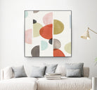 Dot Com II by Isabelle Z on GIANT ART - red abstract