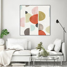 Dot Com II by Isabelle Z on GIANT ART - red abstract