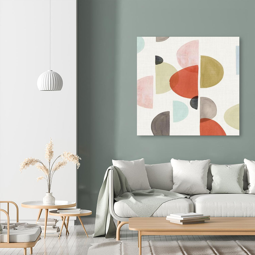 Dot Com II by Isabelle Z on GIANT ART - orange abstract