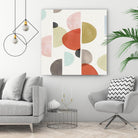 Dot Com II by Isabelle Z on GIANT ART - orange abstract