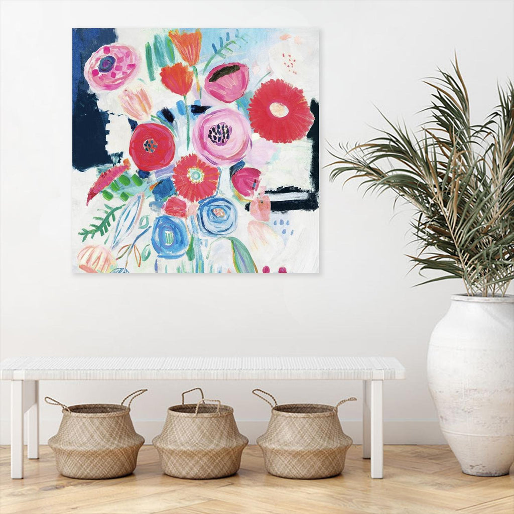 Fresh Florals II by Farida Zaman on GIANT ART - white floral