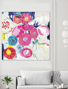 Fresh Florals III by Farida Zaman on GIANT ART - white floral