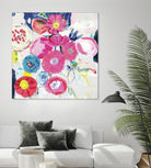 Fresh Florals III by Farida Zaman on GIANT ART - white floral
