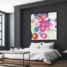 Fresh Florals III by Farida Zaman on GIANT ART - white floral