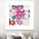 Fresh Florals III by Farida Zaman on GIANT ART - white floral