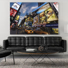 Palace Theater Traffic by Guilliame Gaudet on GIANT ART - yellow city scene