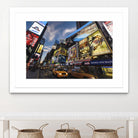 Palace Theater Traffic by Guilliame Gaudet on GIANT ART - yellow city scene