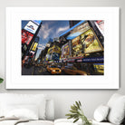 Palace Theater Traffic by Guilliame Gaudet on GIANT ART - yellow city scene