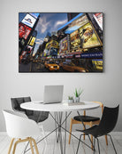 Palace Theater Traffic by Guilliame Gaudet on GIANT ART - yellow city scene