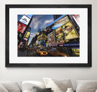 Palace Theater Traffic by Guilliame Gaudet on GIANT ART - yellow city scene