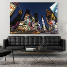 Times Square Billboards by Guilliame Gaudet on GIANT ART - black city scene