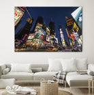Times Square Billboards by Guilliame Gaudet on GIANT ART - black city scene