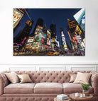 Times Square Billboards by Guilliame Gaudet on GIANT ART - black city scene