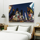 Times Square Billboards by Guilliame Gaudet on GIANT ART - black city scene