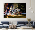 Times Square Rays of Light VI by Guilliame Gaudet on GIANT ART - yellow city scene