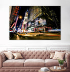 Times Square Rays of Light VI by Guilliame Gaudet on GIANT ART - yellow city scene