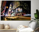 Times Square Rays of Light VI by Guilliame Gaudet on GIANT ART - yellow city scene