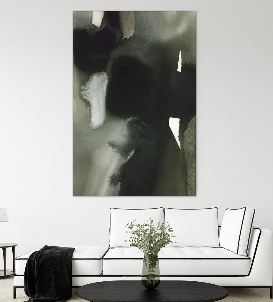Midnight Abstract I by Bianka Guna on GIANT ART - white abstract