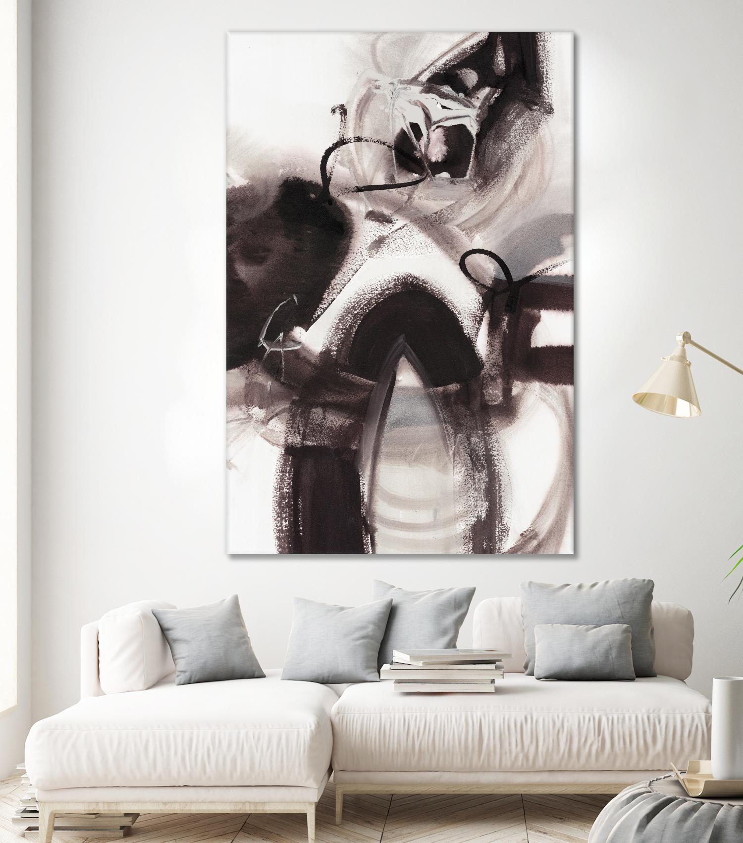 Ink Arch by Bianka Guna on GIANT ART - black abstract