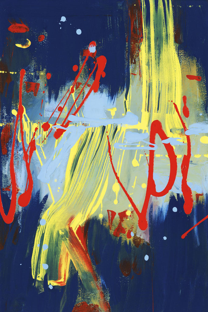 Répit I de Bianka Guna sur GIANT ART - abstraction rouge