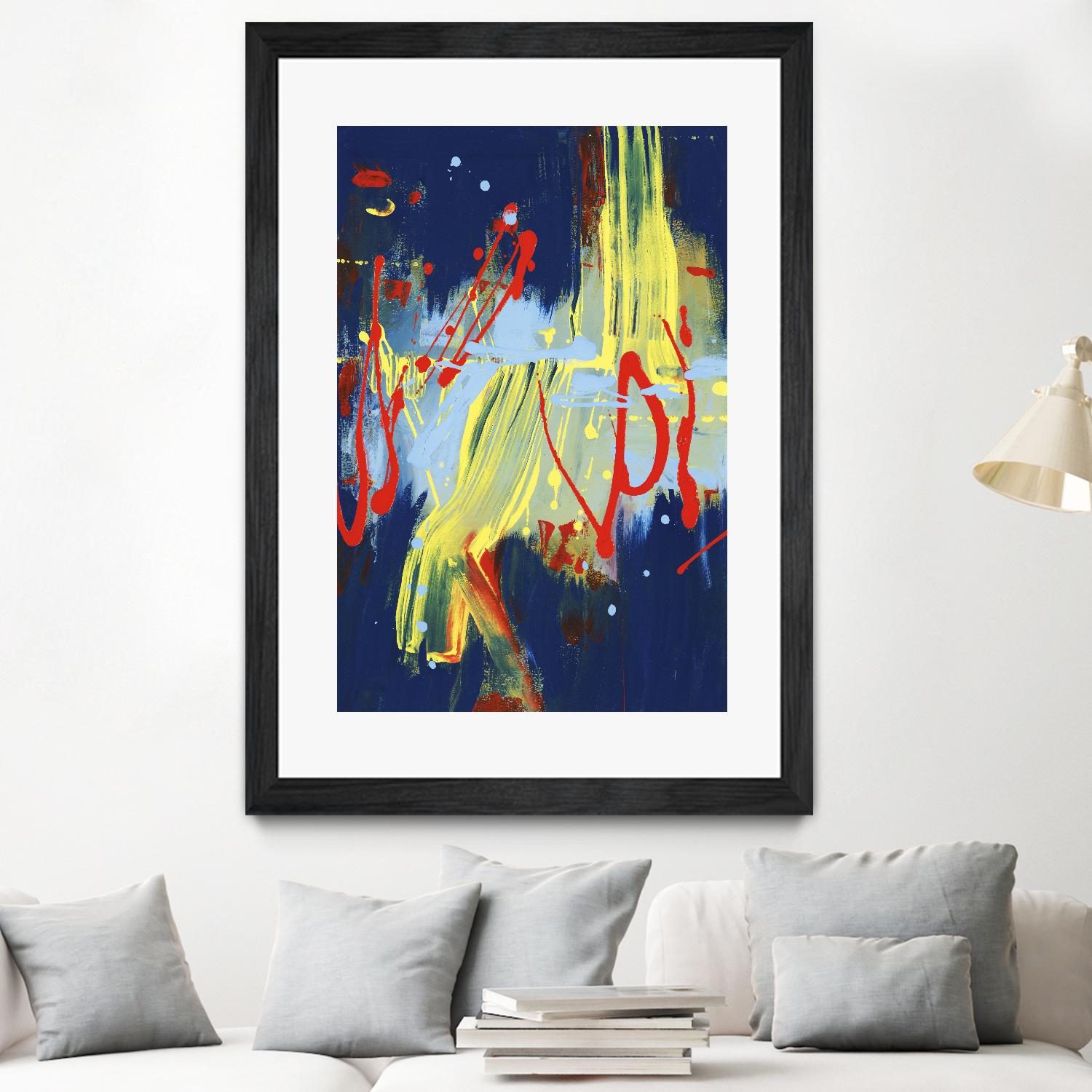 Respite I by Bianka Guna on GIANT ART - red abstract