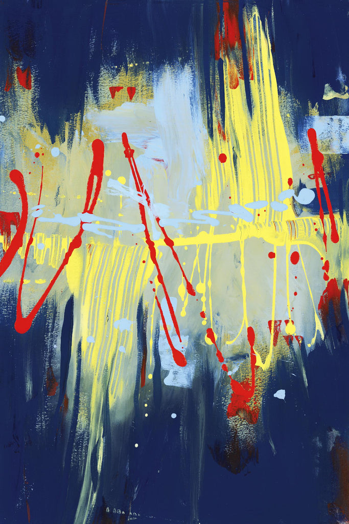 Répit II de Bianka Guna sur GIANT ART - abstraction rouge