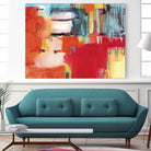 City in Color by Bianka Guna on GIANT ART - orange abstract