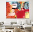 City in Color by Bianka Guna on GIANT ART - orange abstract