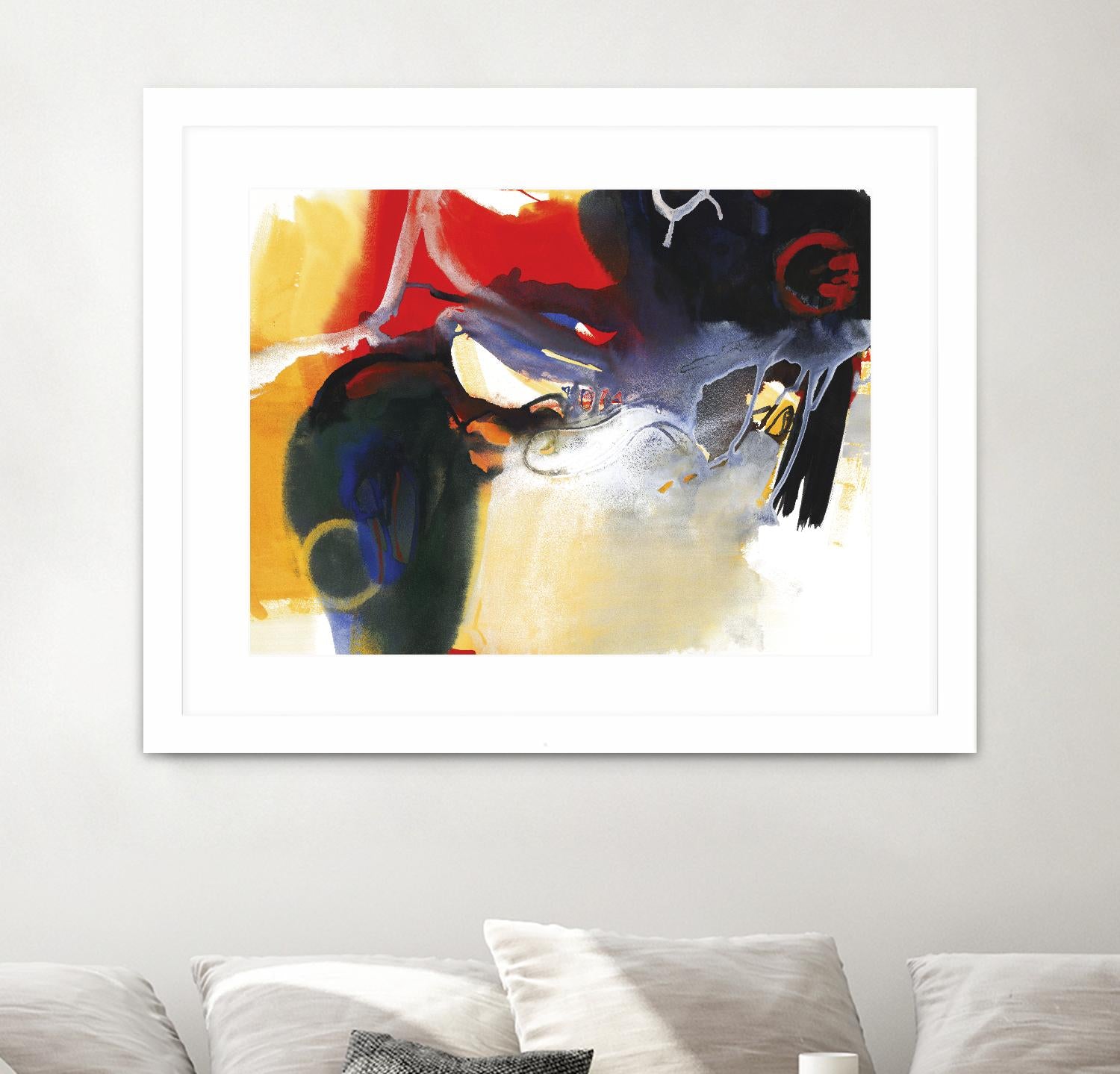 Drama I by Bianka Guna on GIANT ART - red abstract