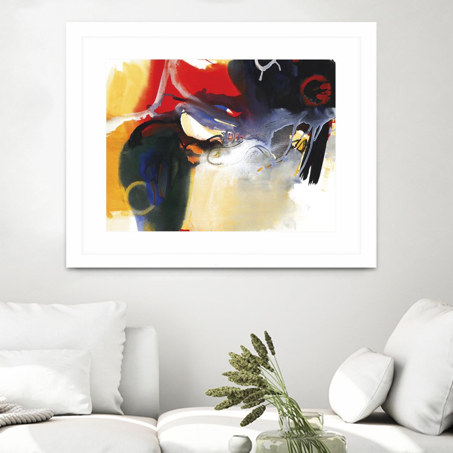 Drama I by Bianka Guna on GIANT ART - red abstract