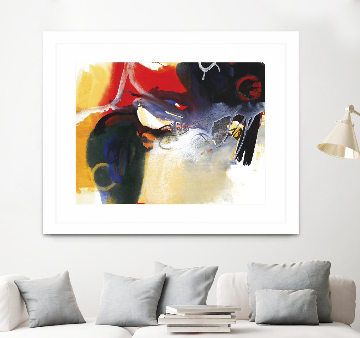 Drama I by Bianka Guna on GIANT ART - red abstract