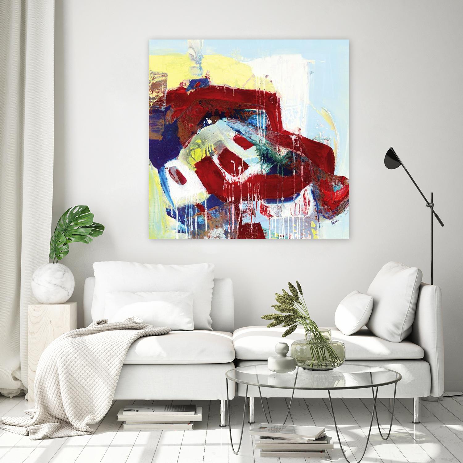 Kaleidoscopic Days II by Bianka Guna on GIANT ART - white abstract