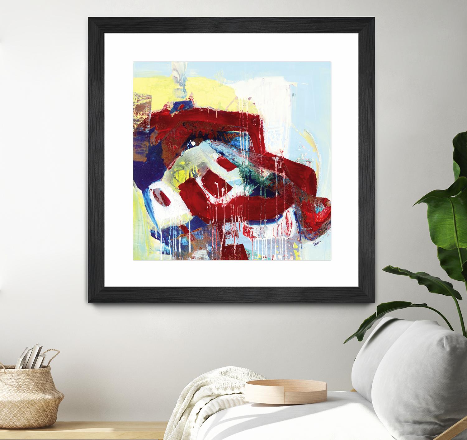 Kaleidoscopic Days II by Bianka Guna on GIANT ART - white abstract