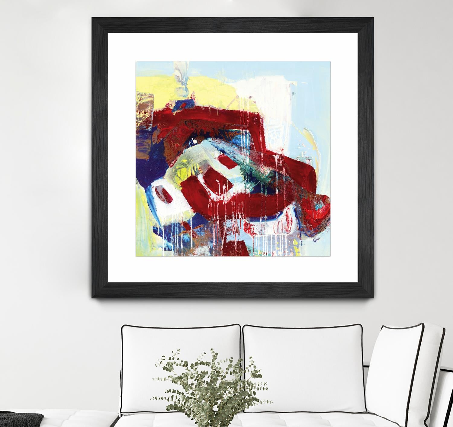 Kaleidoscopic Days II by Bianka Guna on GIANT ART - white abstract