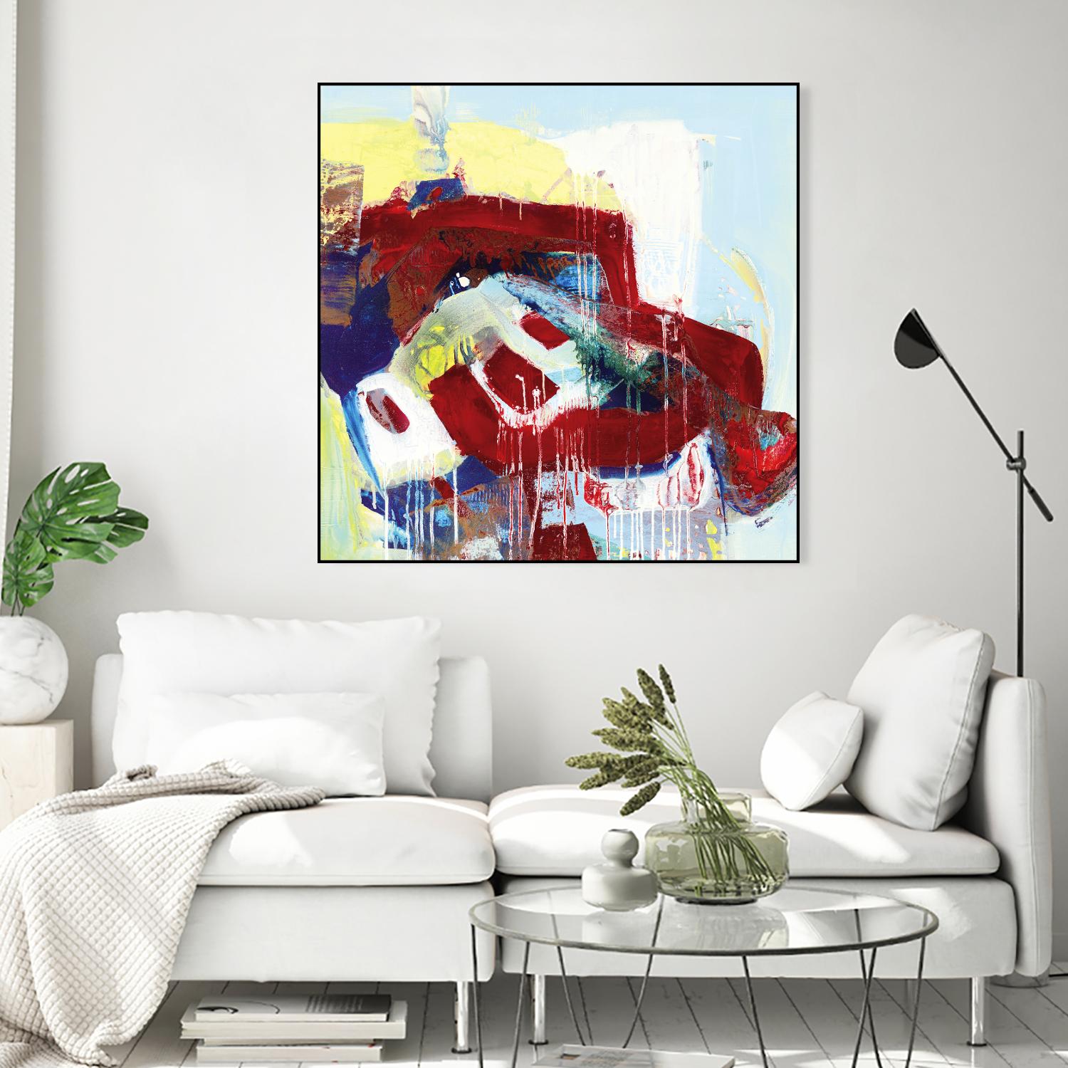 Kaleidoscopic Days II by Bianka Guna on GIANT ART - white abstract