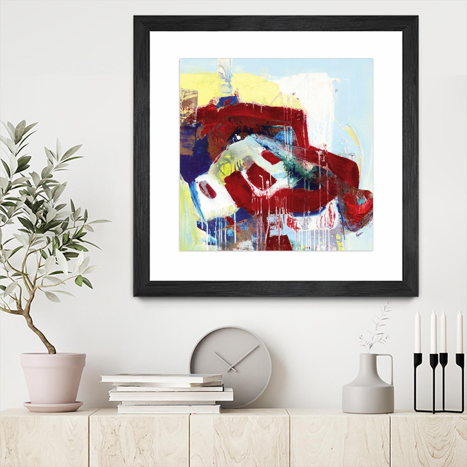 Kaleidoscopic Days II by Bianka Guna on GIANT ART - white abstract