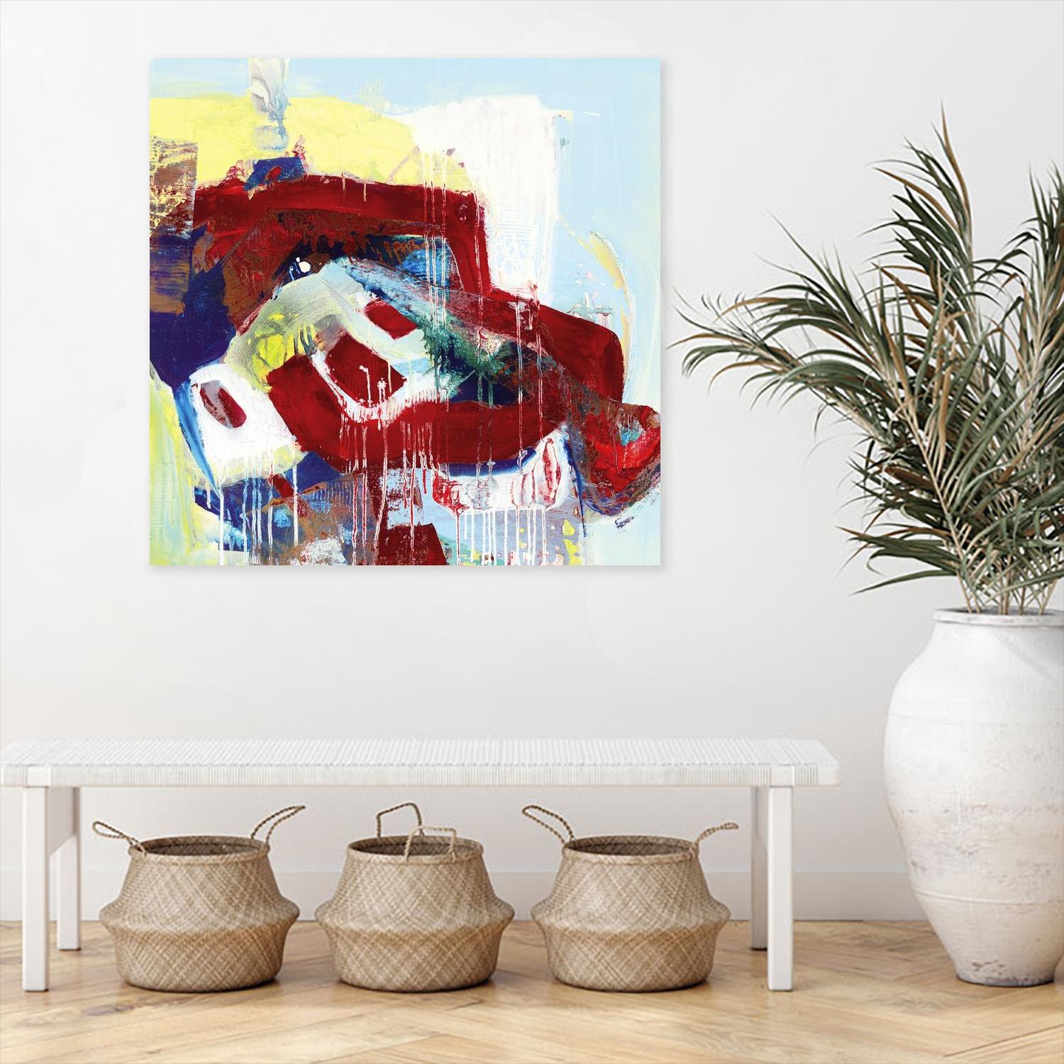 Kaleidoscopic Days II by Bianka Guna on GIANT ART - white abstract