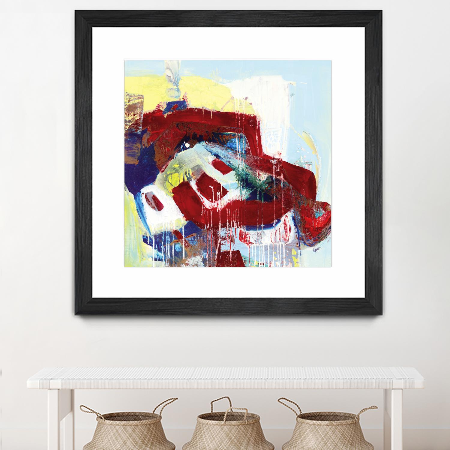 Kaleidoscopic Days II by Bianka Guna on GIANT ART - white abstract