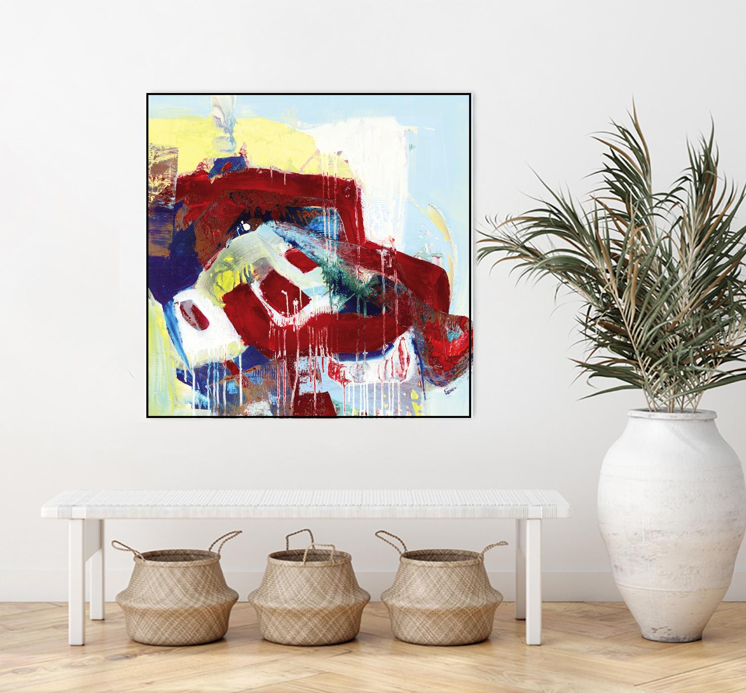 Kaleidoscopic Days II by Bianka Guna on GIANT ART - white abstract