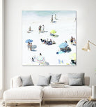 Happy Days by Ingrid Beddoes on GIANT ART - white sea scene