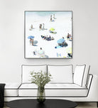 Happy Days by Ingrid Beddoes on GIANT ART - white sea scene