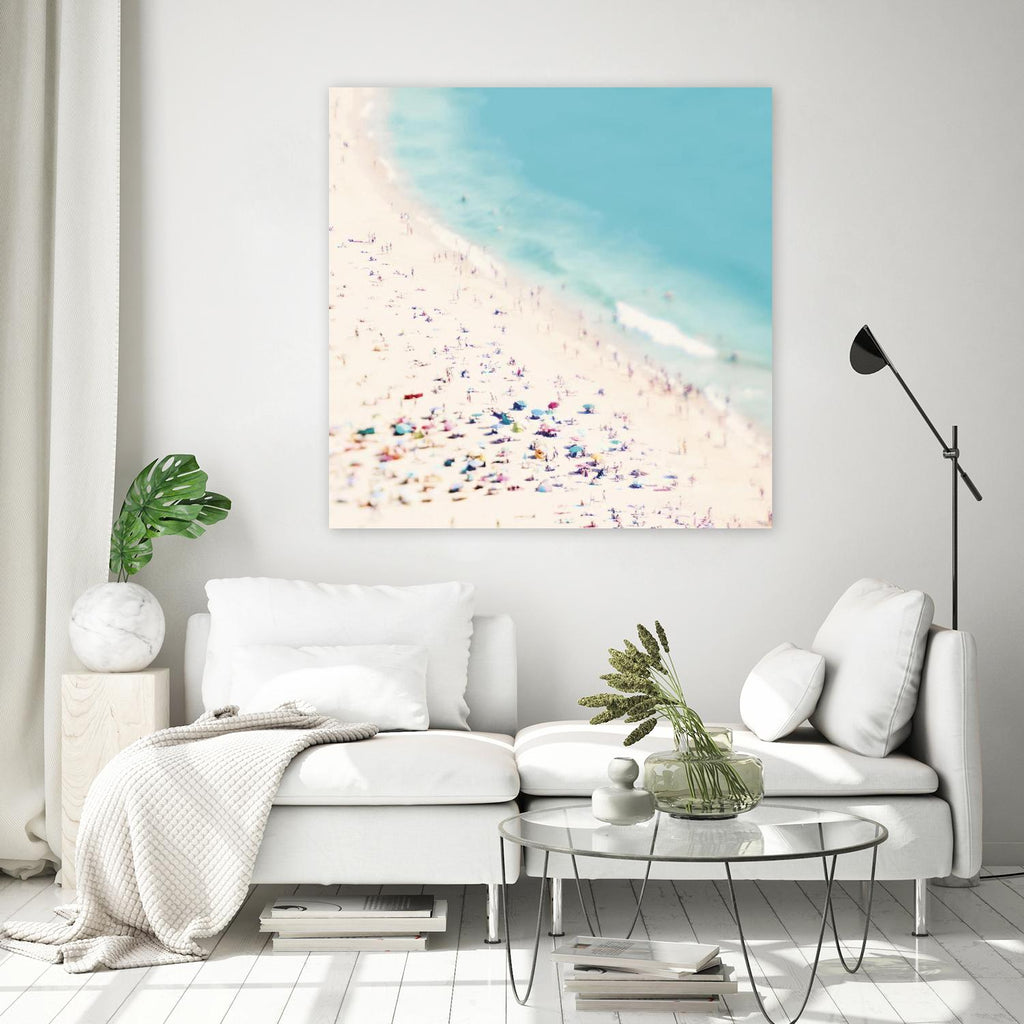 Beach Love by Ingrid Beddoes on GIANT ART - beige sea scene