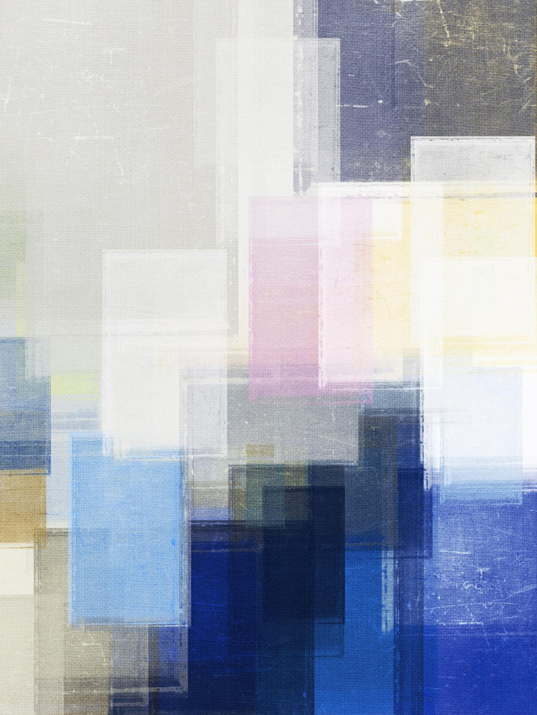 Nouveau départ par Jenn Jorgensen sur GIANT ART - abstrait bleu