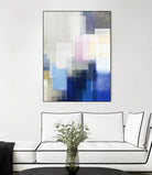 New Start by Jenn Jorgensen on GIANT ART - blue abstract