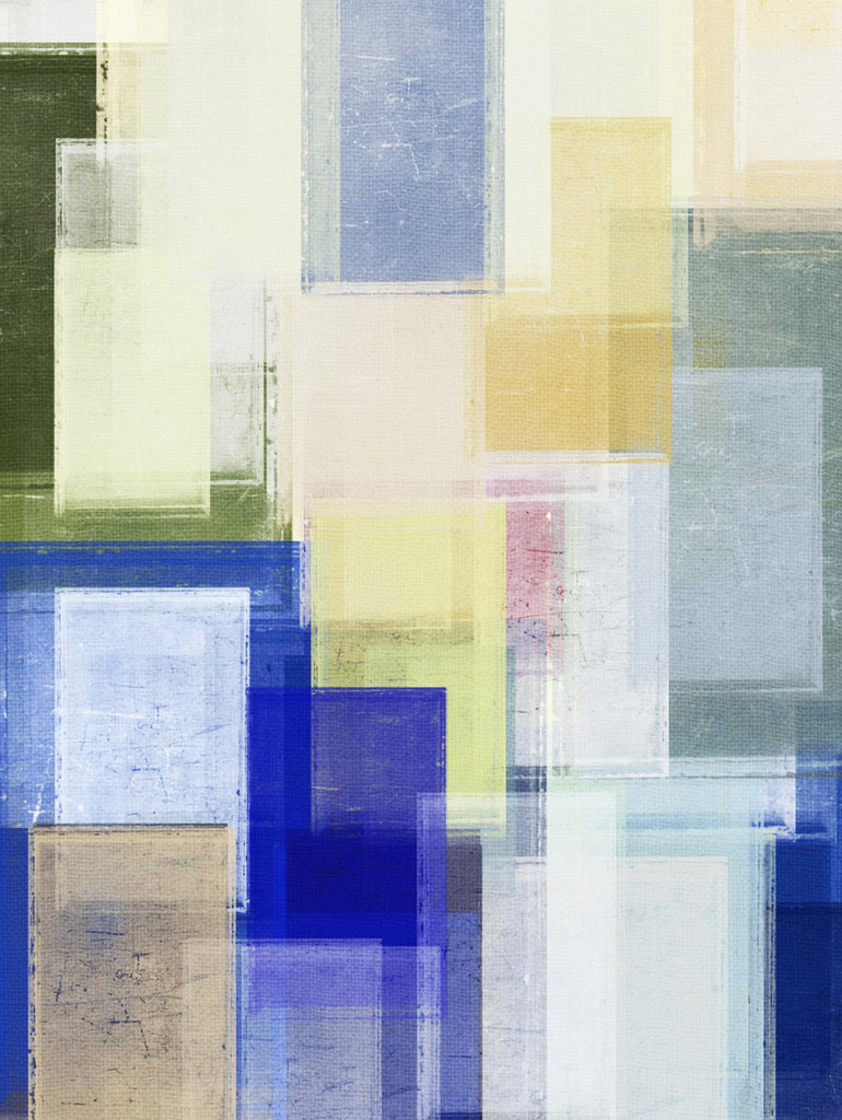Next Time de Jenn Jorgensen sur GIANT ART - abstrait bleu