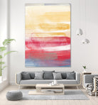 A Little More by Jenn Jorgensen on GIANT ART - yellow abstract