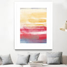 A Little More by Jenn Jorgensen on GIANT ART - yellow abstract