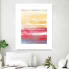 A Little More by Jenn Jorgensen on GIANT ART - yellow abstract