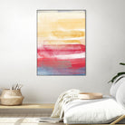 A Little More by Jenn Jorgensen on GIANT ART - yellow abstract