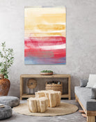 A Little More by Jenn Jorgensen on GIANT ART - yellow abstract